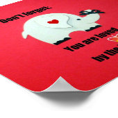 止め忘れろ：王に愛されるぞ！ ポスター (角)