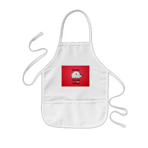 止め忘れろ：王に愛されるぞ！ 子供用エプロン