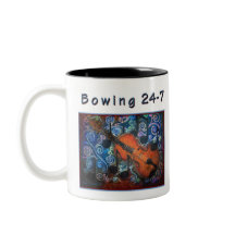 止め枠のバイオリンのマグ