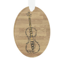 止め枠の表現の単語の芸術のバイオリンの形の木製の一見