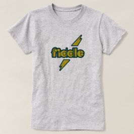 止め枠力の女性のTシャツ Tシャツ
