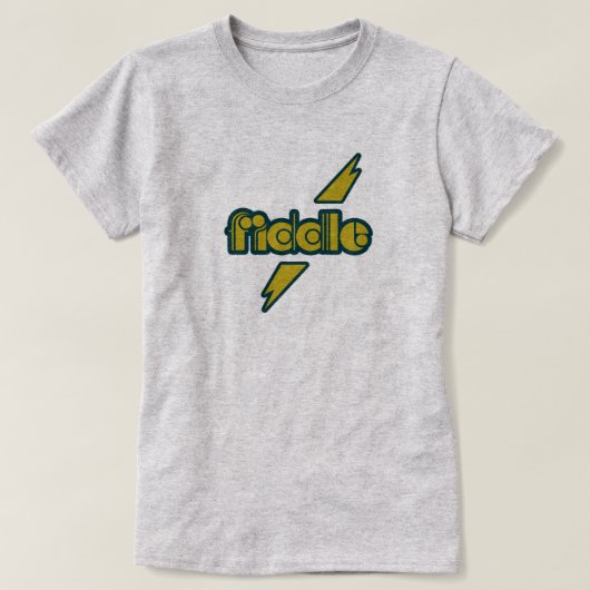 止め枠力の女性のTシャツ Tシャツ (デザイン正面)