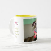 止め釘の別名ブタ ツートーンマグカップ (正面左)