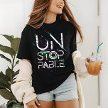 止モダン止できない感動的タイポグラフィ トライブレンドＴシャツ<br><div class="desc">このモダンデザインはタイポグラフィの文字「止められない」を特徴と人気があるする。#unstoppable #motivational #motivate #inspire #inspirational #typography #encourage #determined #determination #achieve #goalsr hador kr khador twr khador thwr thwr twrankh twj氏</div>