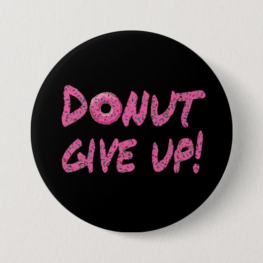 止与えまれ！ボタンやる気を起こさせる 缶バッジ (正面)