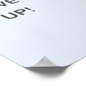 止与えまれ！ ポスター (角)