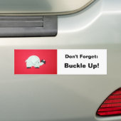 止忘れめろ！ バンパーステッカー (車上)