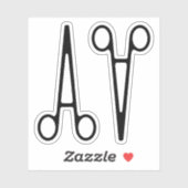 止血鉗子（クランプ）、止血栓、ピーアンステッカー シール (シート)