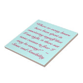 正しいか間違いジェーンオースティン引用文 タイル (側面)