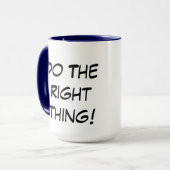 正しいことをしなさい！ゴービーガンリンゲルマグ マグカップ (正面左)