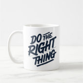 正しいことをする1 コーヒーマグカップ (左)