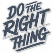 正しいことをする1 シール (正面)