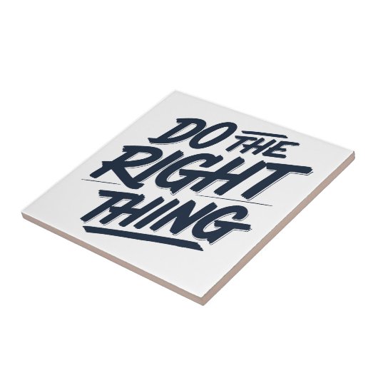 正しいことをする1 タイル (側面)