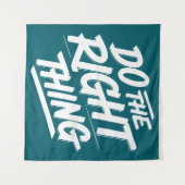 正しいことをする1 タペストリー (正面(横))