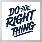正しいことをする1 ポスター (正面)