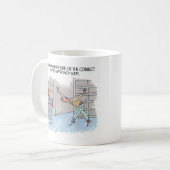 正しいアプローチマグ コーヒーマグカップ (正面左)