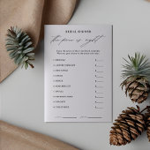 正しいエレガント価格のブライダルシャワーゲームを推測 招待状