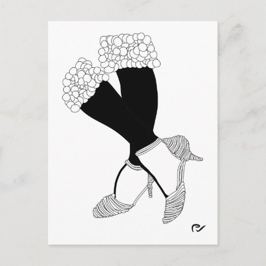 正しいバランス ポストカード (正面)