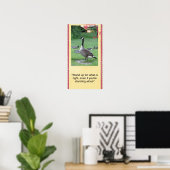 正しいポスターのために立ち上がる ポスター (ホームオフィス)