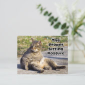 正しい姿勢 ポストカード (スタンド正面)