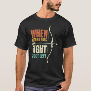 正しい射手に何も行かない場合離れは、 Tシャツ