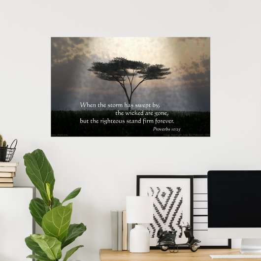 正しい態度を取る ポスター (ホームオフィス)