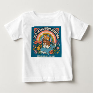 正しい方向への迷い – かわいいファンタジー ベビーTシャツ