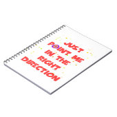 正しい方向を指さすだけだ ノートブック (左側)