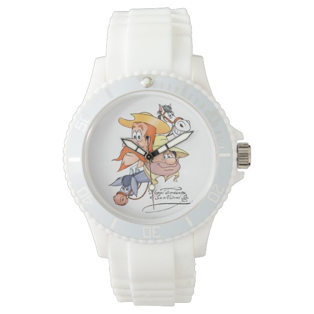 正しい時間？決して不可能な夢では@QUIXOTEdotTV 腕時計 (正面)