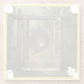 「正しい道」 ガラスコースター (裏面)