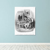 正しい金額か?」 キャンバスプリント (インサイチュ (ウッドフロア))