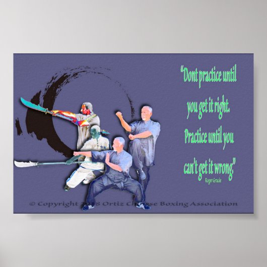 正しくなるまでは練習するな ポスター (正面)