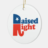 正しく上げられる セラミックオーナメント (左)