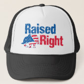 正しく育てられた-共和党員 キャップ (正面)