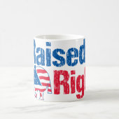 正しく育てられた-共和党員 コーヒーマグカップ (中央)