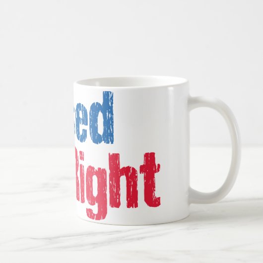 正しく育てられた-共和党員 コーヒーマグカップ (右)