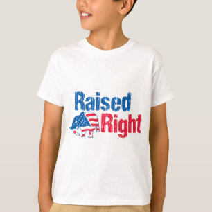 正しく育てられた-共和党員 Tシャツ