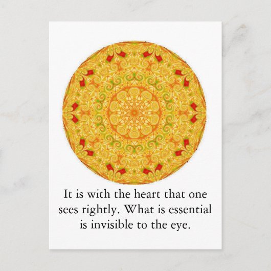 正しく見えるハートと…... ポストカード (正面)