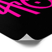 正のグラフィティ ポスター (角)