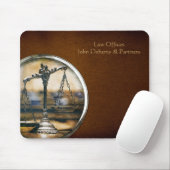 正はかりで測義の写真 |弁護士 マウスパッド (マウス)