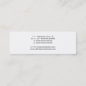 正はかりで測義の スキニー名刺 (裏面)