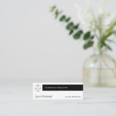 正はかりで測義の スキニー名刺 (スタンド正面)