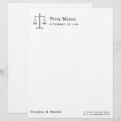 正はかりで測義の レターヘッド (正面/裏面)