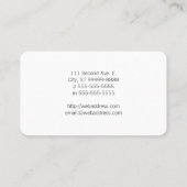 正はかりで測義の 名刺 (裏面)