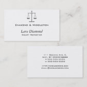 正はかりで測義の 名刺 (正面/裏面)