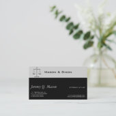 正はかりで測義の 名刺 (スタンド正面)