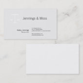 正はかりで測義の 名刺 (正面/裏面)