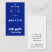 正はかりで測義の 名刺 (正面/裏面)