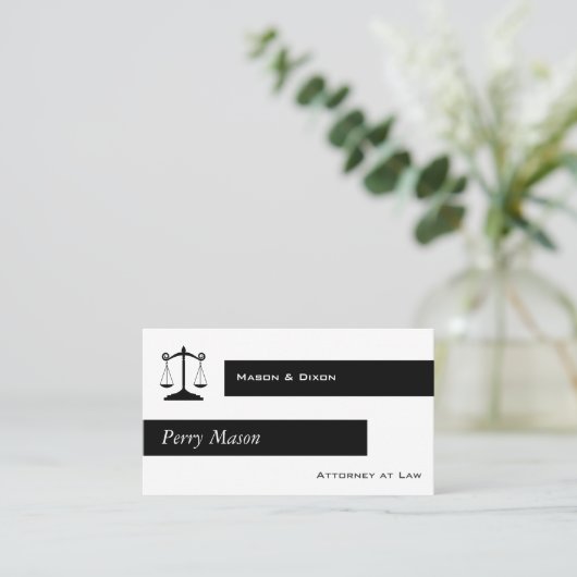 正はかりで測義の 名刺 (スタンド正面)