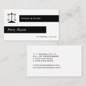 正はかりで測義の 名刺 (正面/裏面)